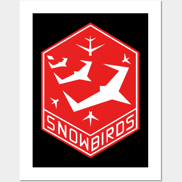 Snowbirds Air Demonstration Squadron Insignia Wall Art by Mandra